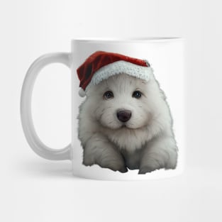 Sad Dog At Christmas Mug